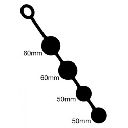 Generique Boules anales Silicone Xl Duo 35 x 6 cm